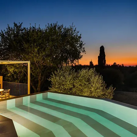 Majestic Stone Sea View Pool Villa Antipata (Erisos)